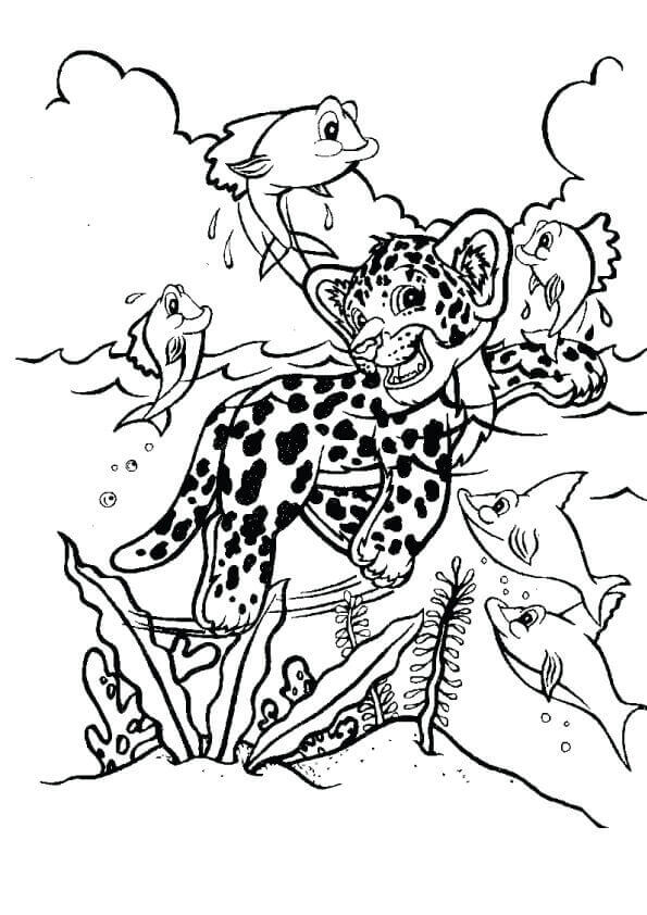 Hunter Lisa Frank Coloring Page