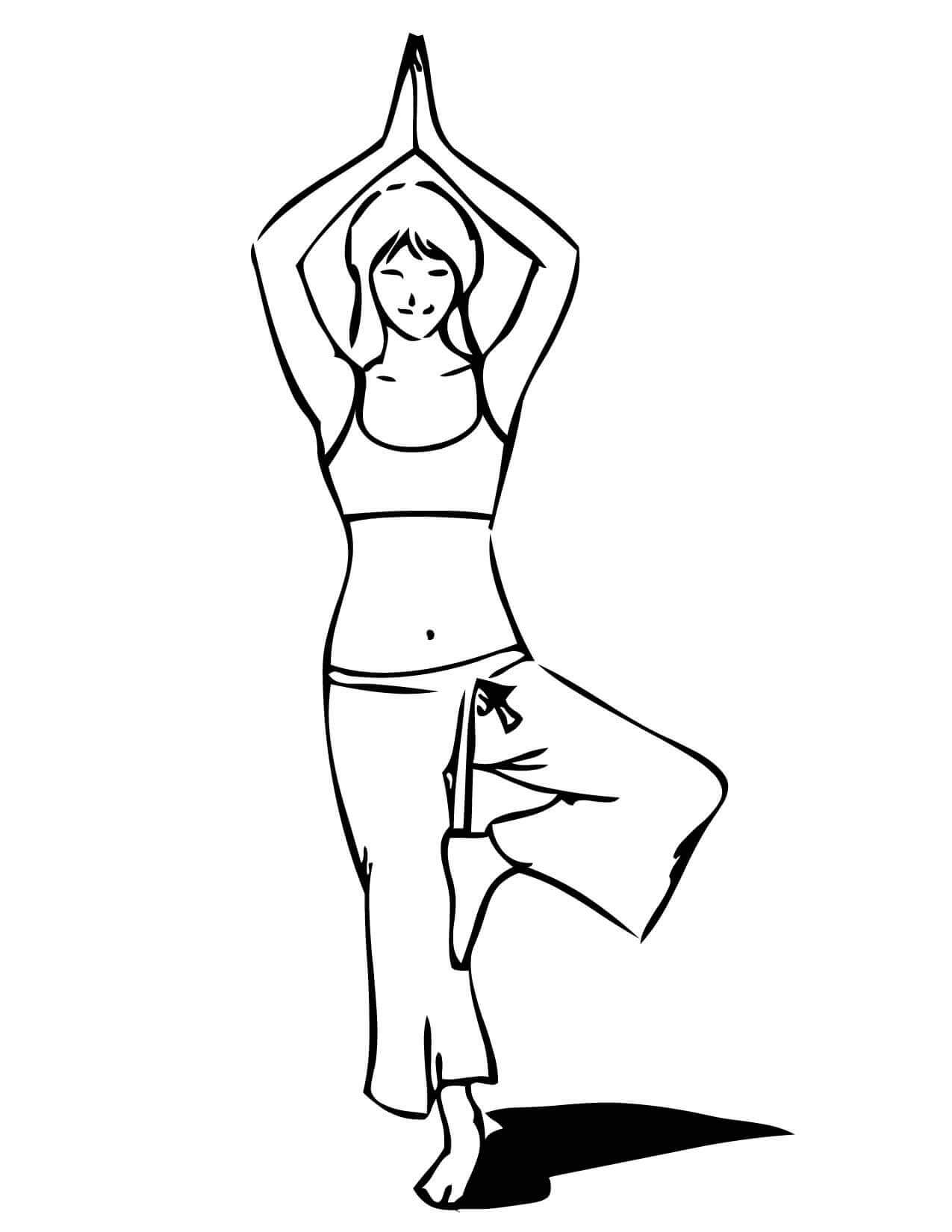 International Yoga Day Coloring Pages