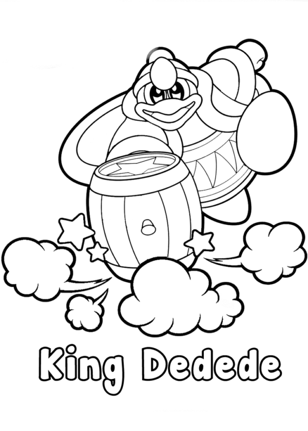 20 Free Printable Kirby Coloring Pages