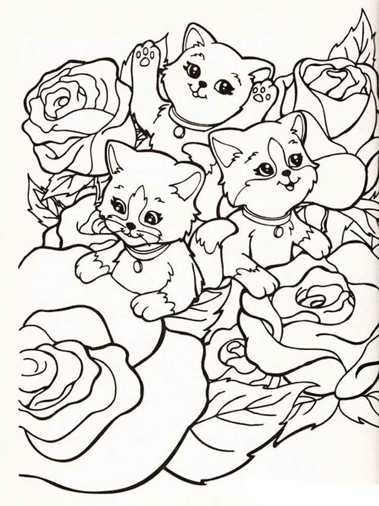 Kittens From Lisa Frank Coloring Sheets