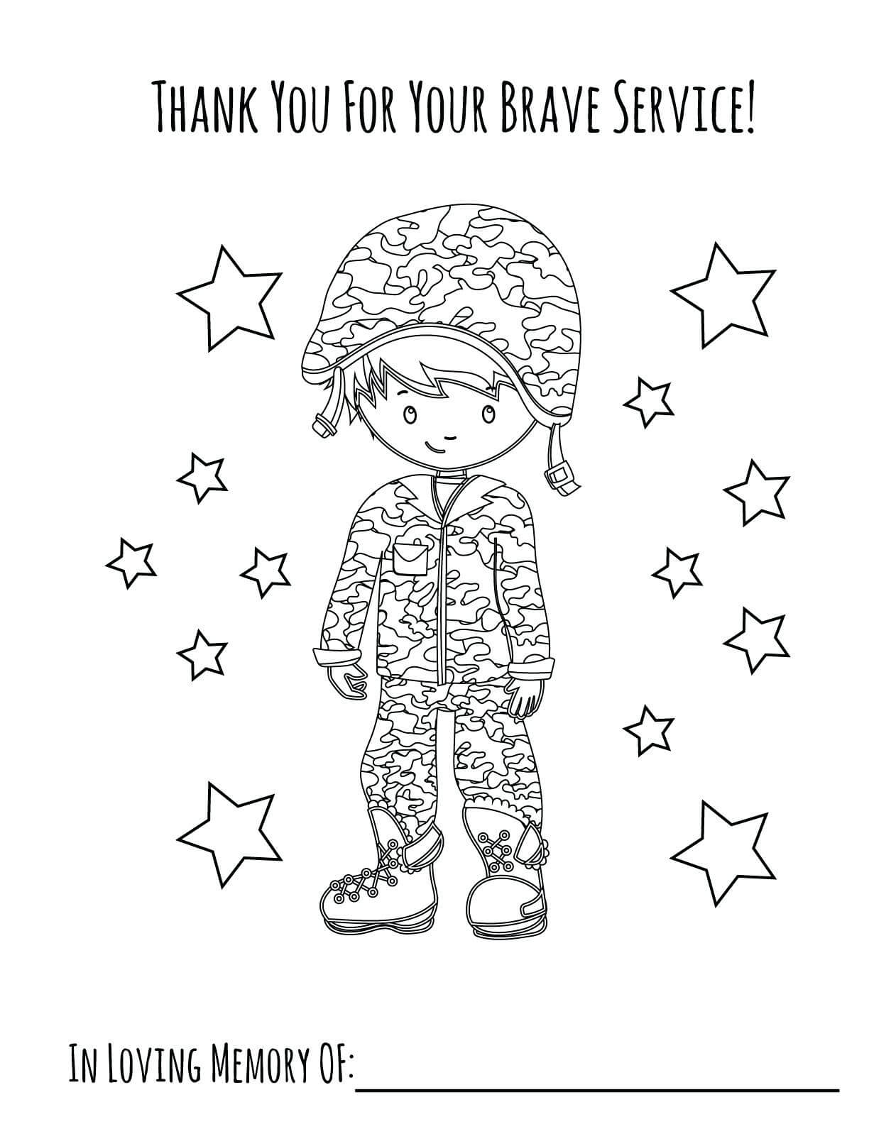 25 free printable memorial day coloring pages