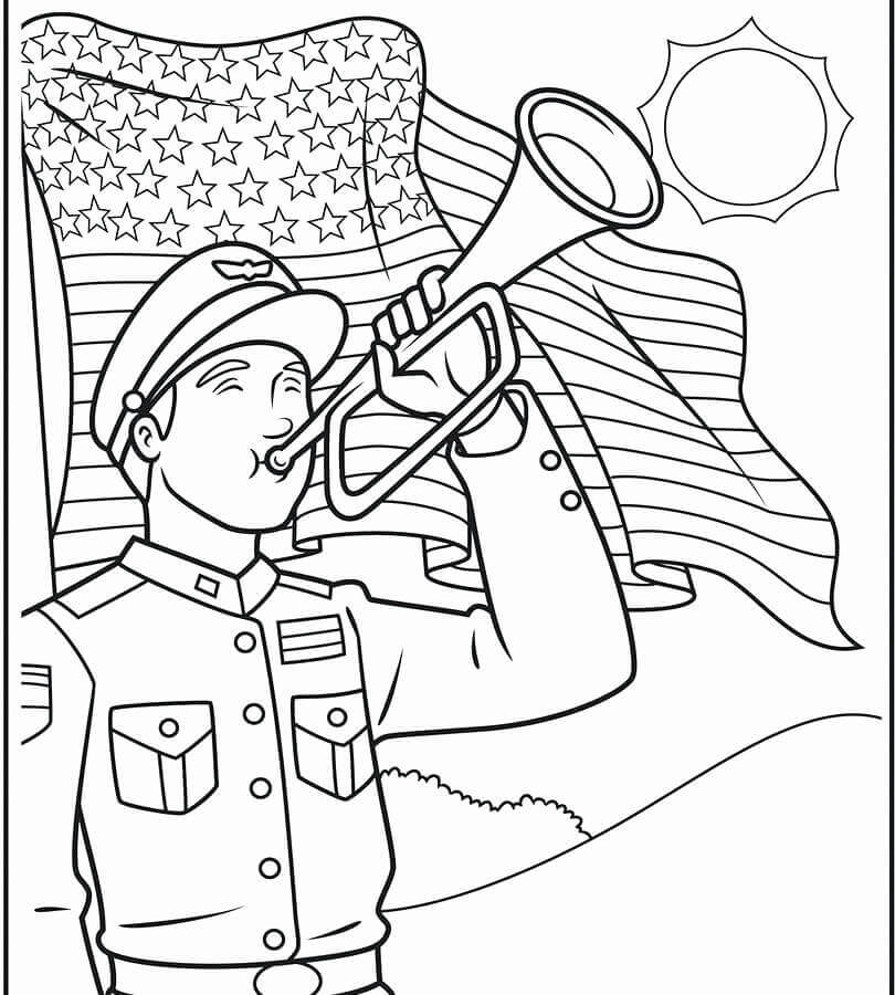 Printable Coloring Pages Memorial Day Printable World Holiday