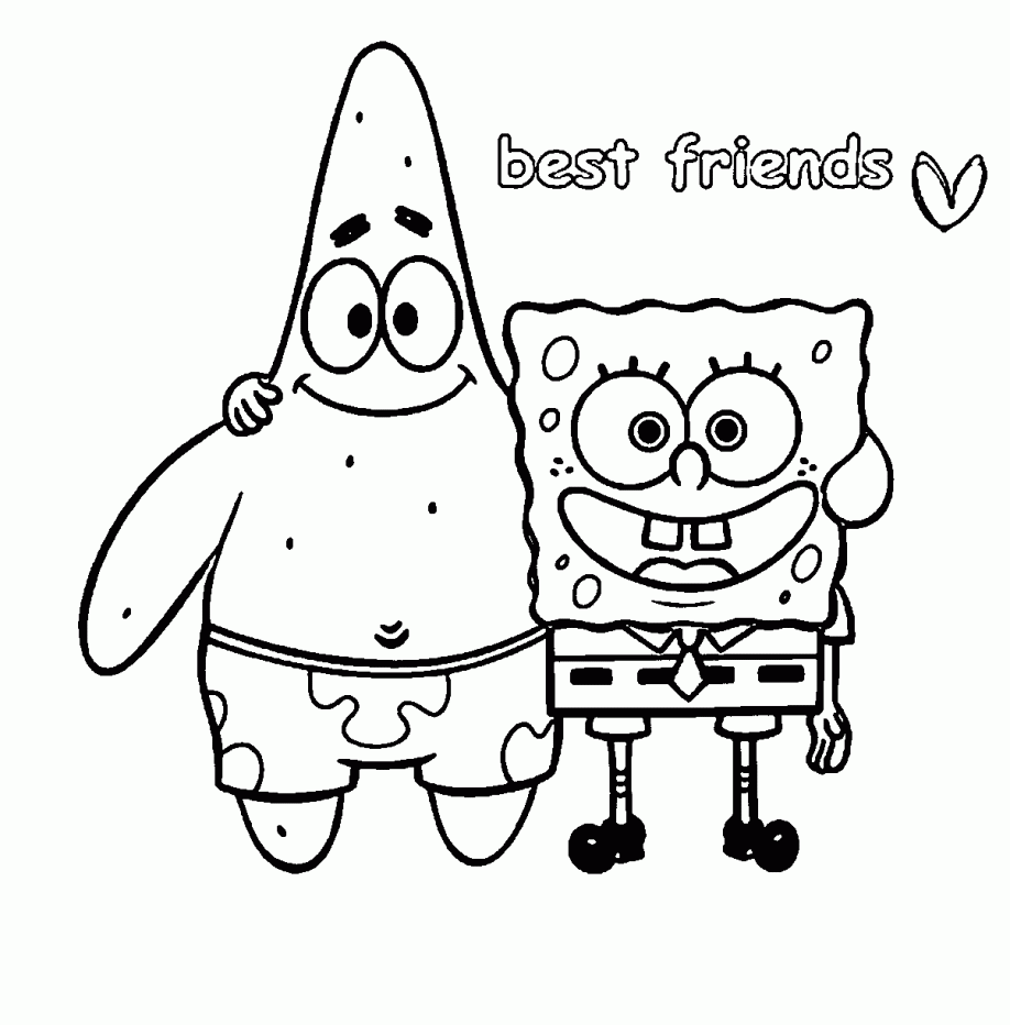National Best Friend Coloring Pages