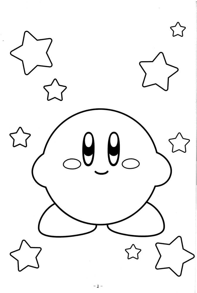 Nintendo Kirby Coloring Pages