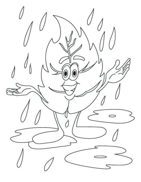 35 Free Printable Rainy Day Coloring Pages