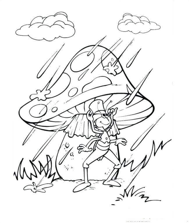 Rainy Day Coloring Sheets To Print