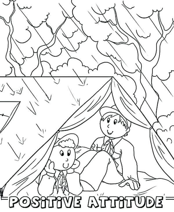 Rainy Season Coloring Sheets Printable