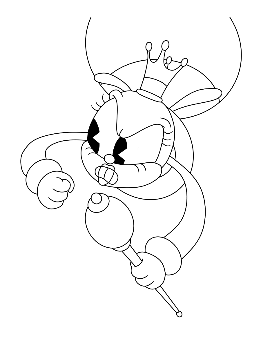 Cuphead Printable Coloring Pages