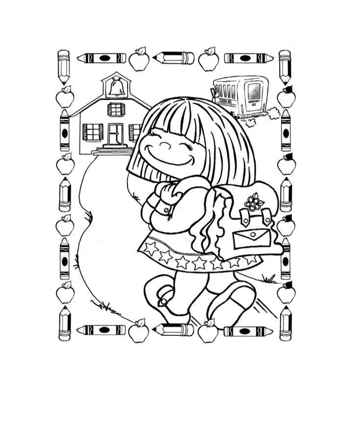 Back To School Coloring Pages To Print