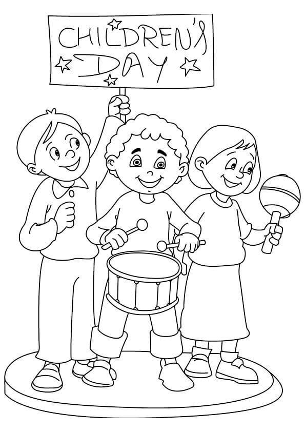 Childrens Day Coloring Pages To Print