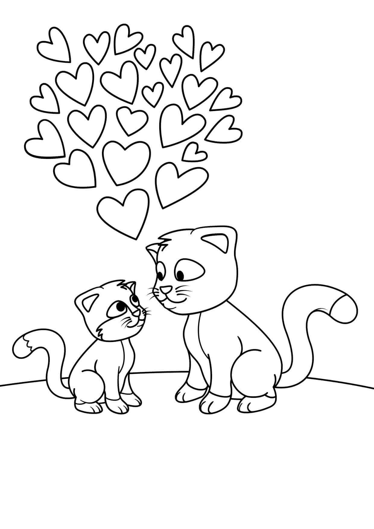 coloring pages of a boy and girl