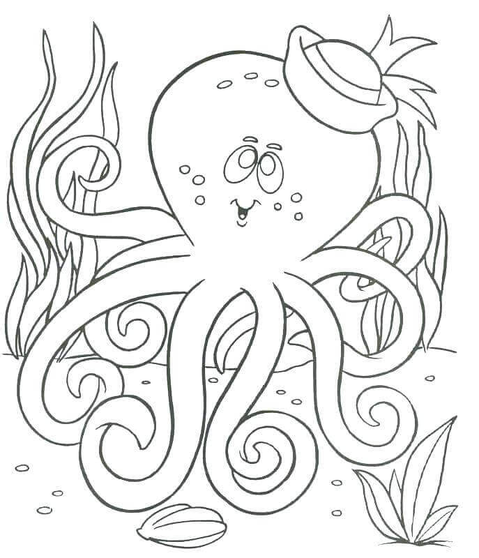 free sea plants coloring pages