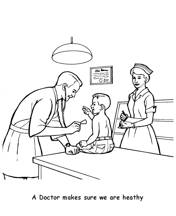 Doctor Coloring Pages