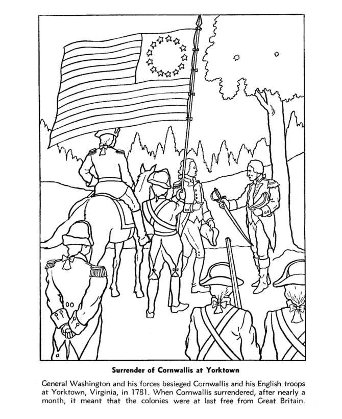 Flag Day Coloring Pages To Print