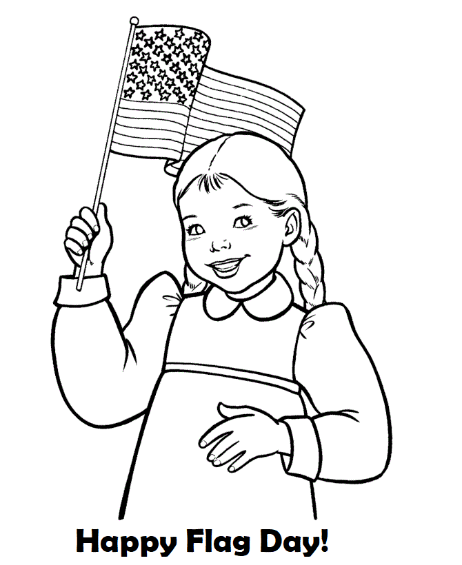 Flag Day Printable Coloring Pages