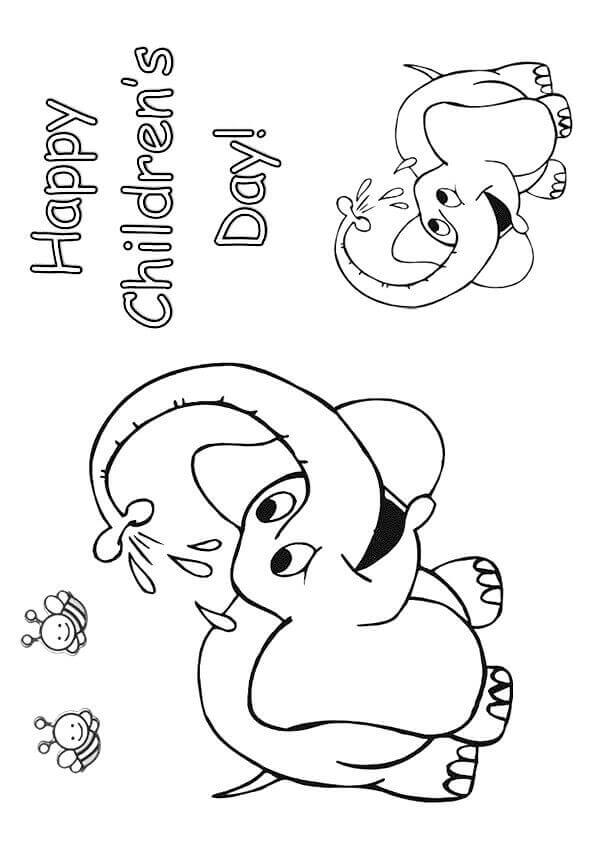 Free Printable Happy Childrens Day Coloring Pages To Print