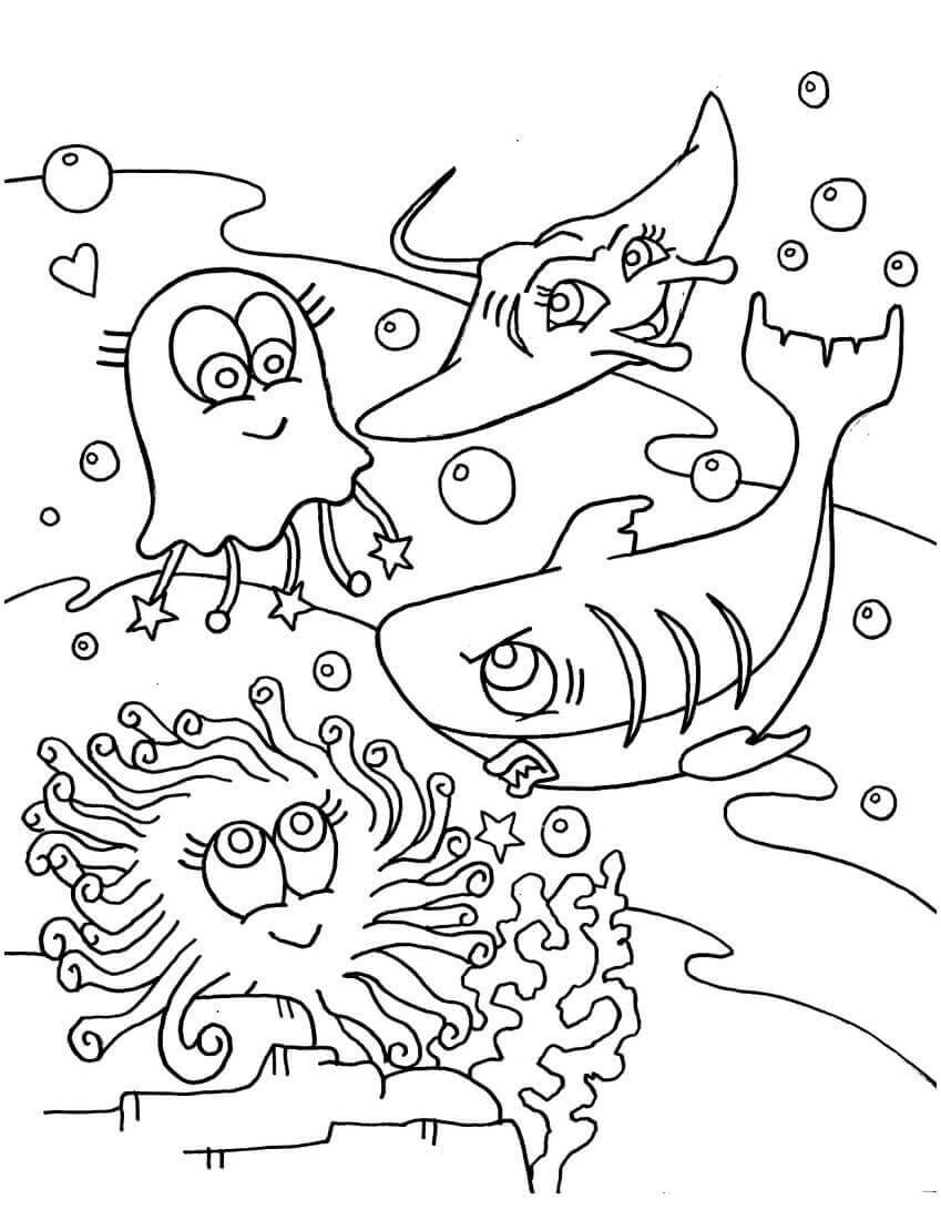 Free Printable Sea Coloring Pages