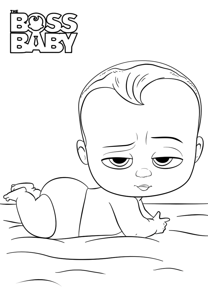 Boss Baby Printable Coloring Pages - boringpop.com