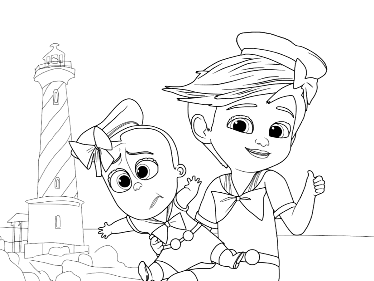 15 Free Printable The Boss Baby Coloring Pages