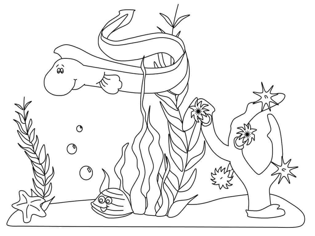 Download Free Printable Ocean Coloring Pages (Under The Sea)