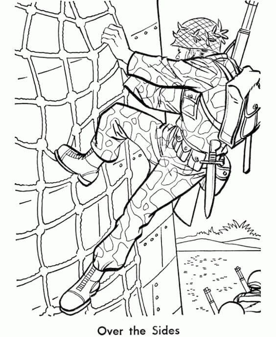 free world war coloring pages