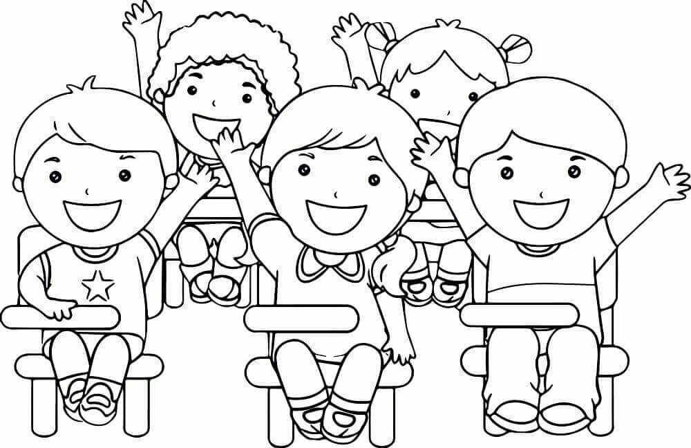 Happy Childrens Day Coloring Sheets