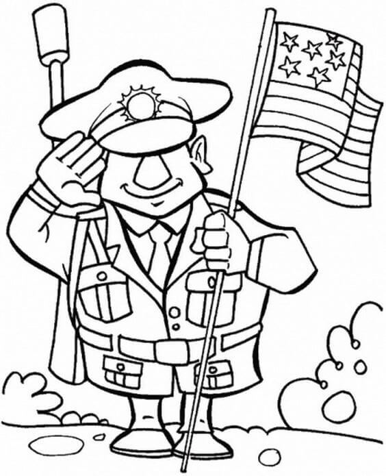 35 Free Printable Veterans Day Coloring Pages