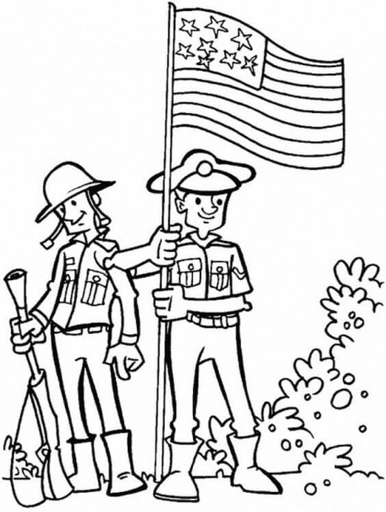 35 Free Printable Veterans Day Coloring Pages