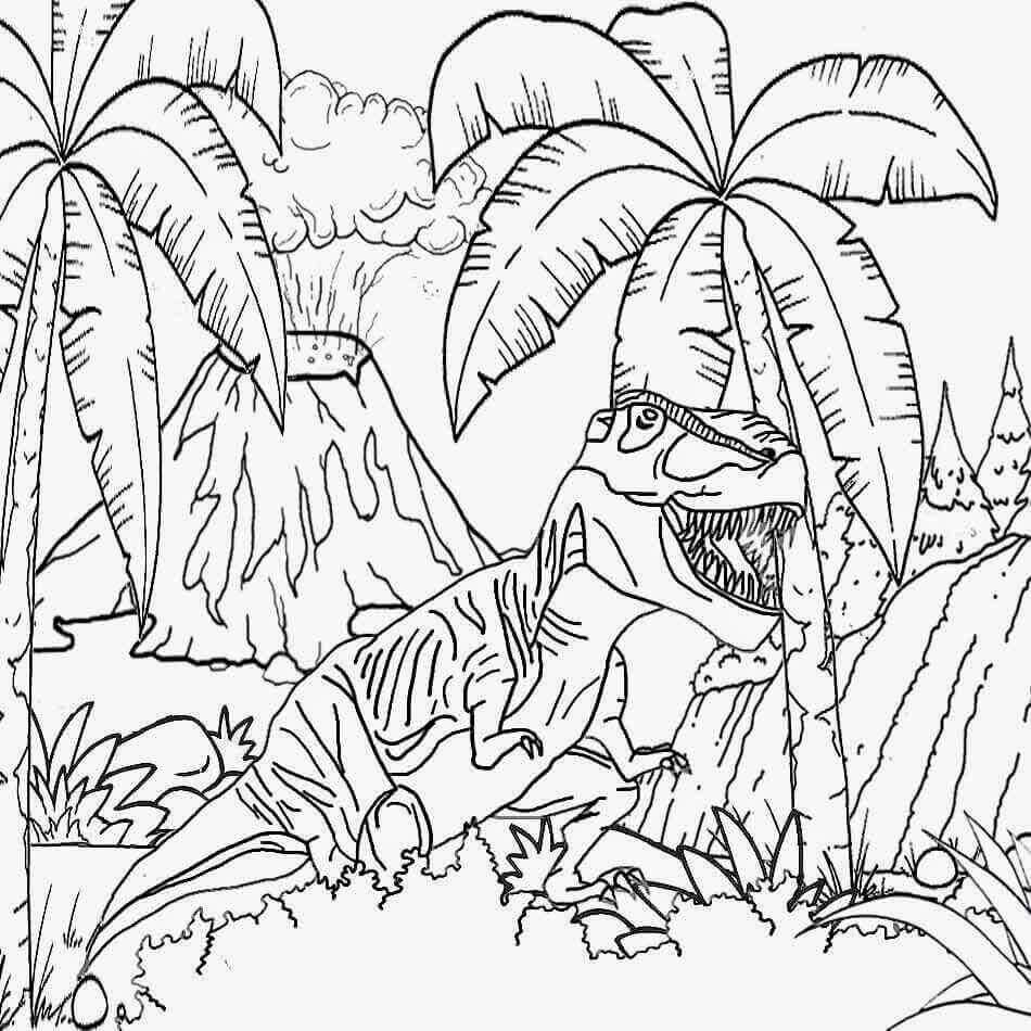 Free Printable Jurassic World Coloring Pages