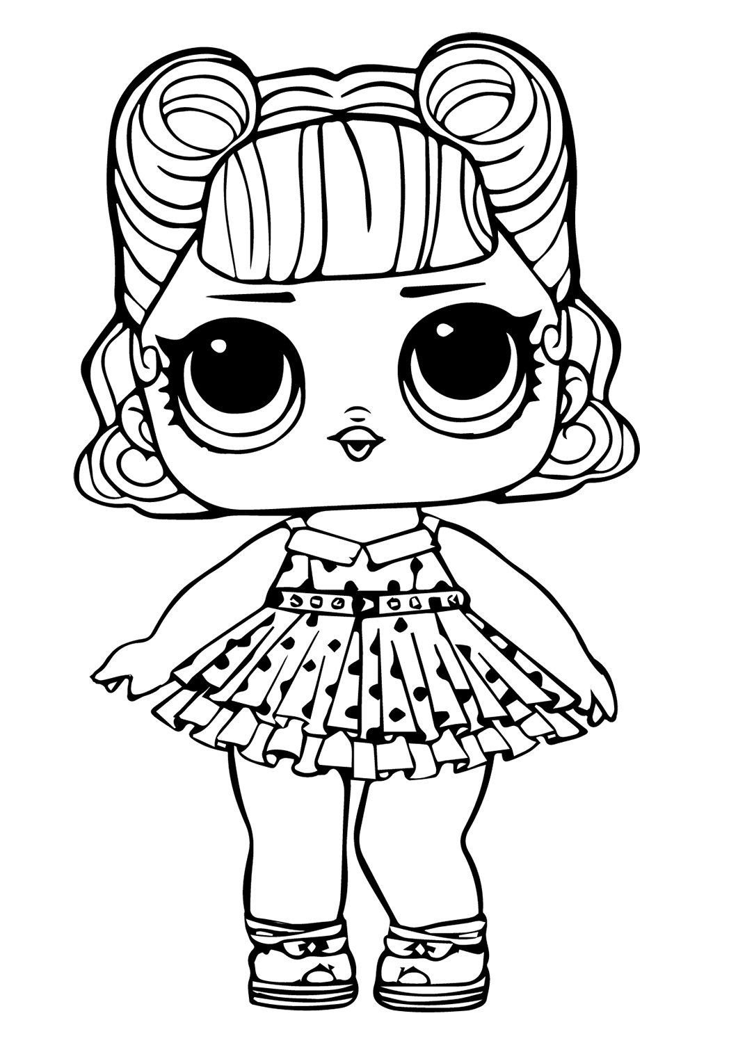 LOL Surprise Doll Coloring Page Jitterbug