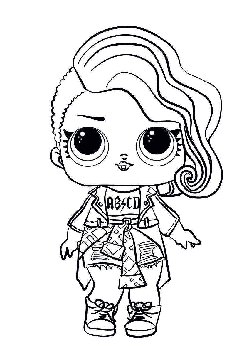 40 Free Printable LOL Surprise Dolls Coloring Pages