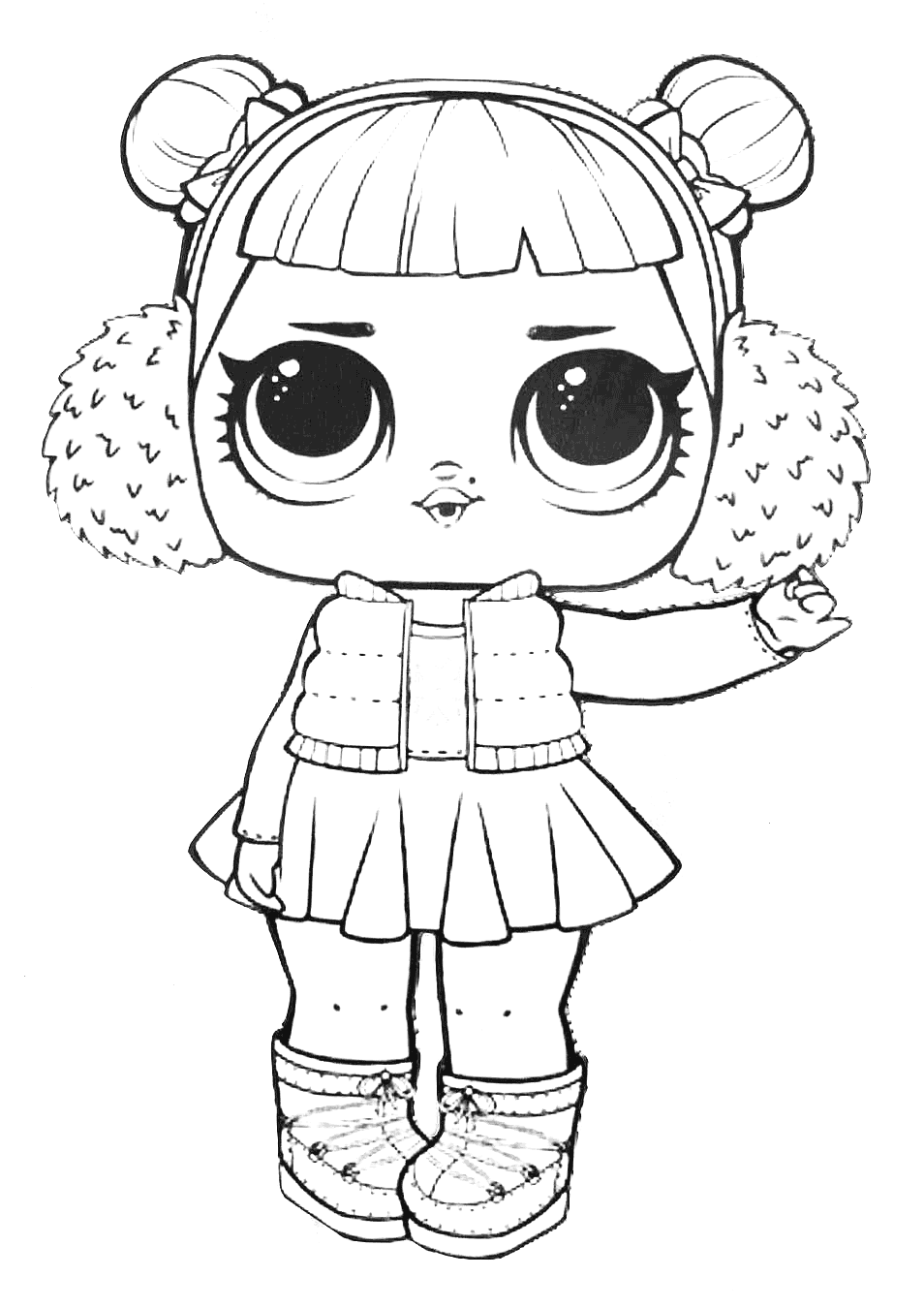 40 Free Printable LOL Surprise Dolls Coloring Pages