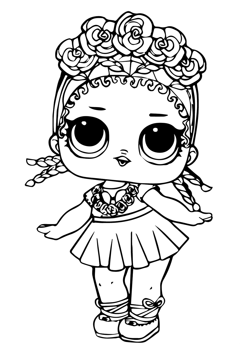 40 Free Printable LOL Surprise Dolls Coloring Pages