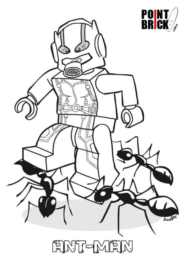 Free Printable Ant Man Coloring Pages