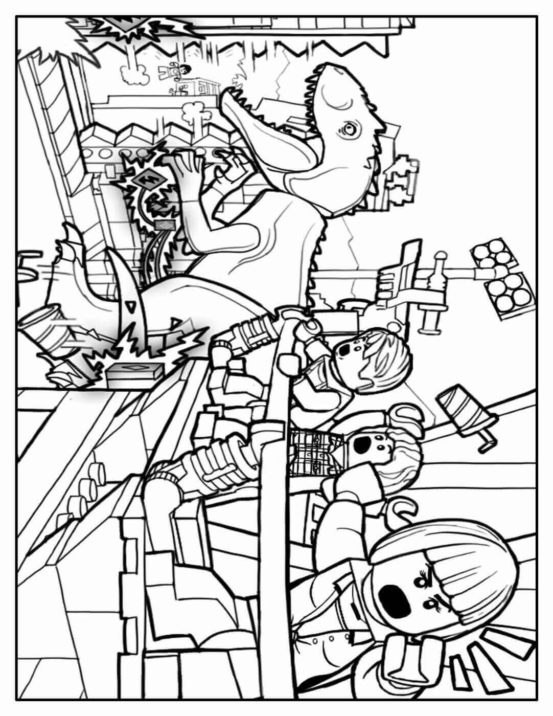 jurassic world coloring pages