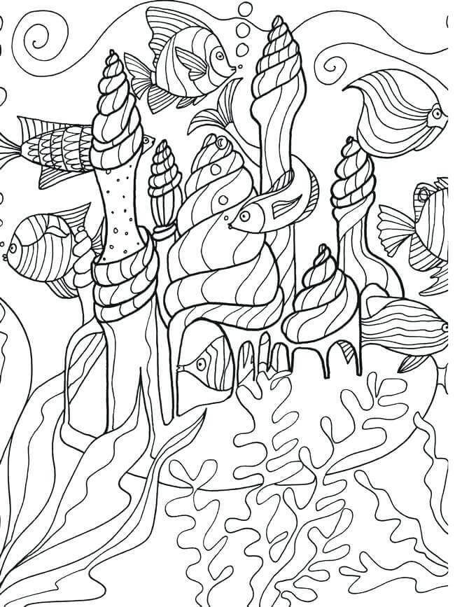 Marine Life Coloring Pages