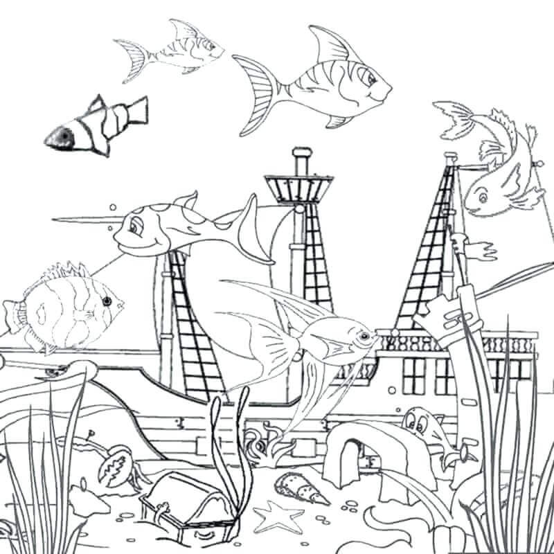 Download Free Printable Ocean Coloring Pages Under The Sea