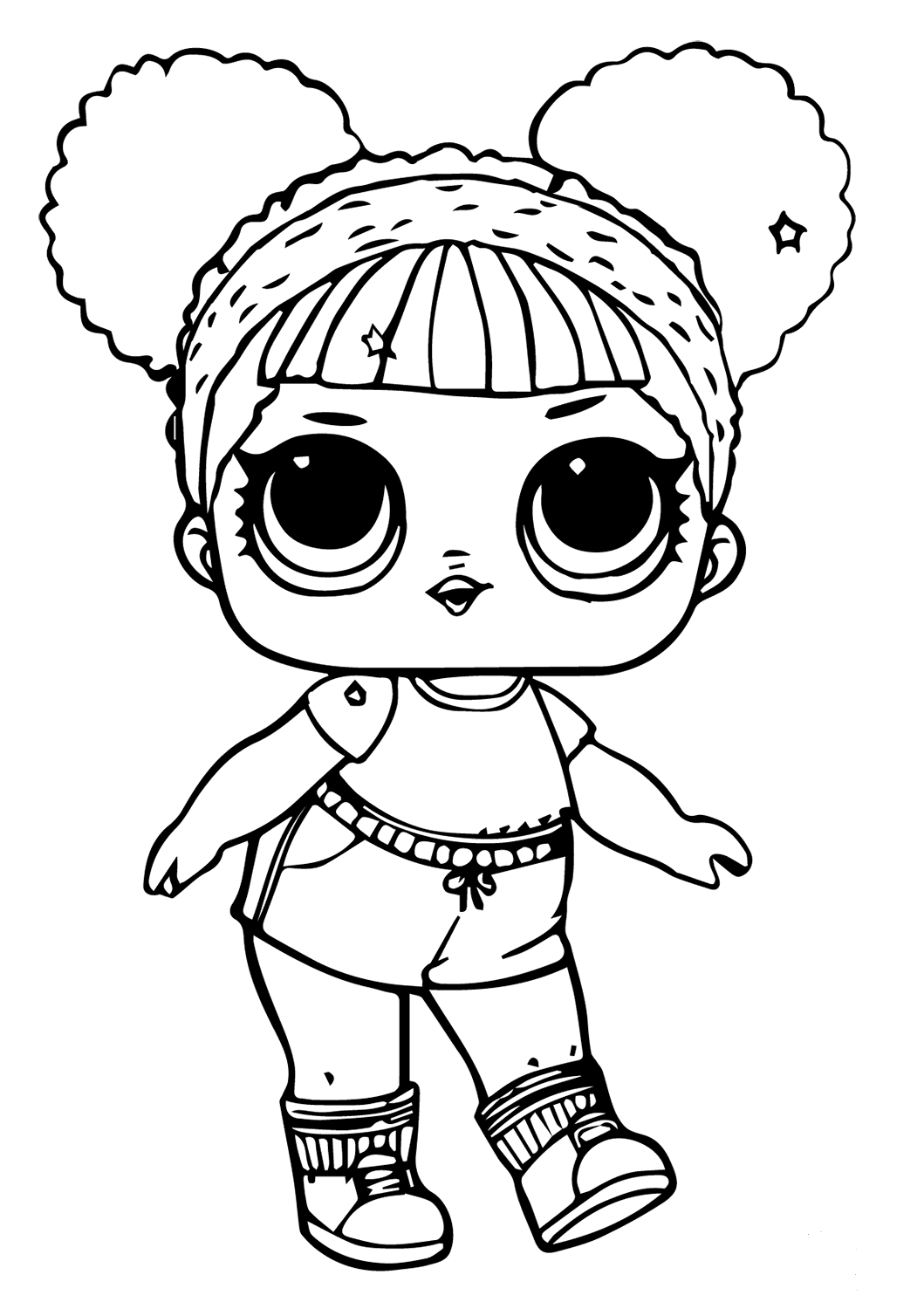 40 Free Printable LOL Surprise Dolls Coloring Pages