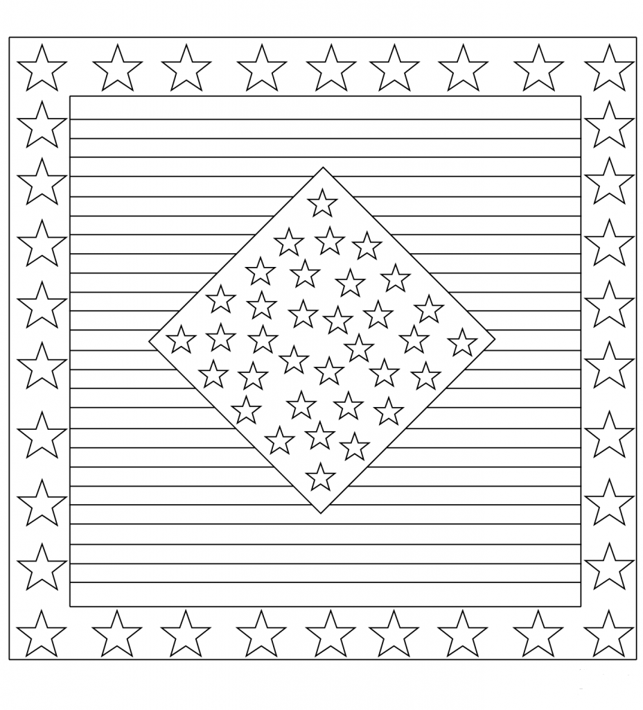 Free Printable Flag Day Coloring Pages