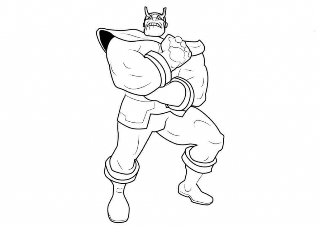15 Free Printable Thanos Coloring Pages
