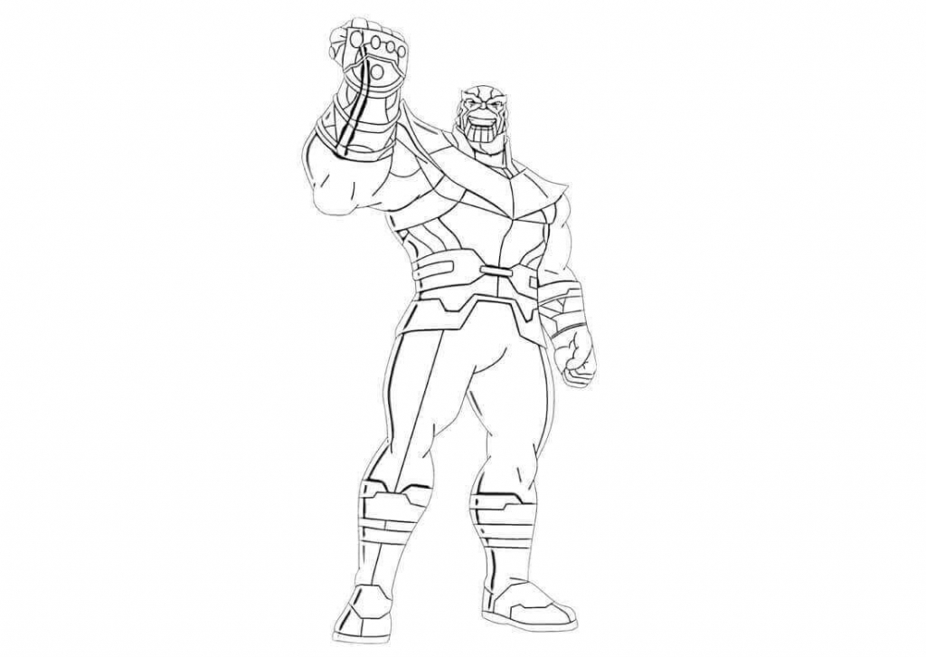15 Free Printable Thanos Coloring Pages