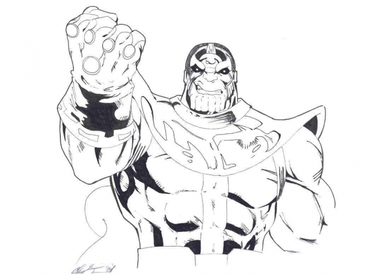 15 Free Printable Thanos Coloring Pages