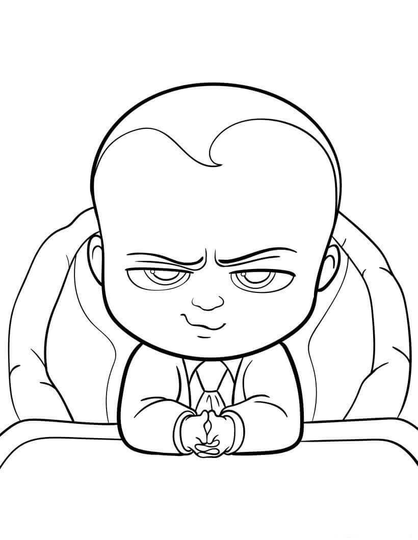 The Boss Baby Back in Business Coloring Pages