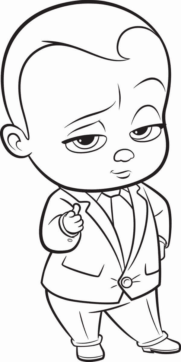 The Boss Baby Television Series Coloring Pages