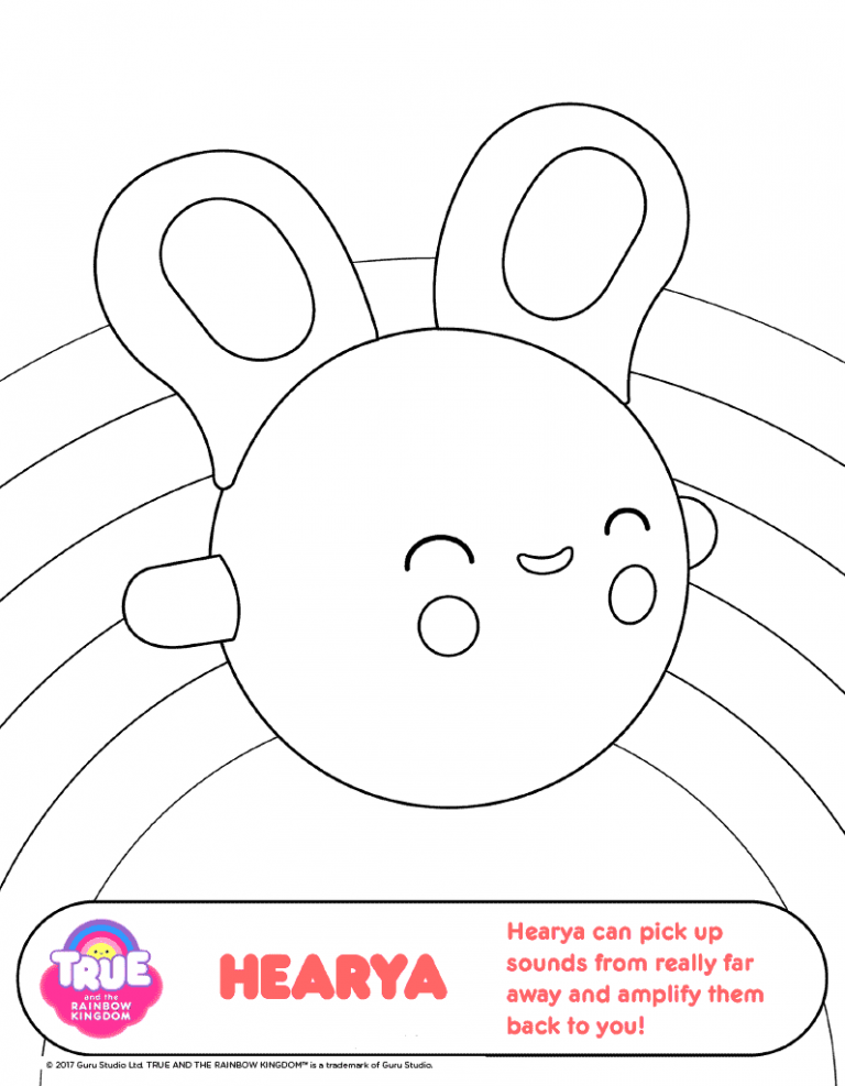 15 Free Printable True And The Rainbow Kingdom Coloring Pages