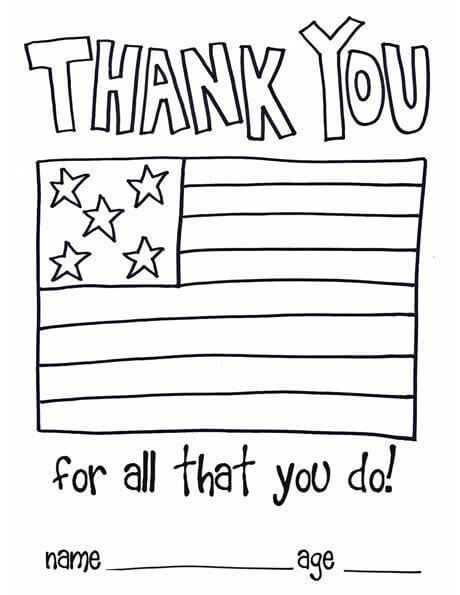 Veterans Day Card Template