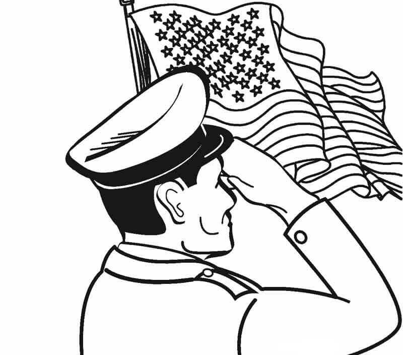 Veterans Day Coloring Pages Free