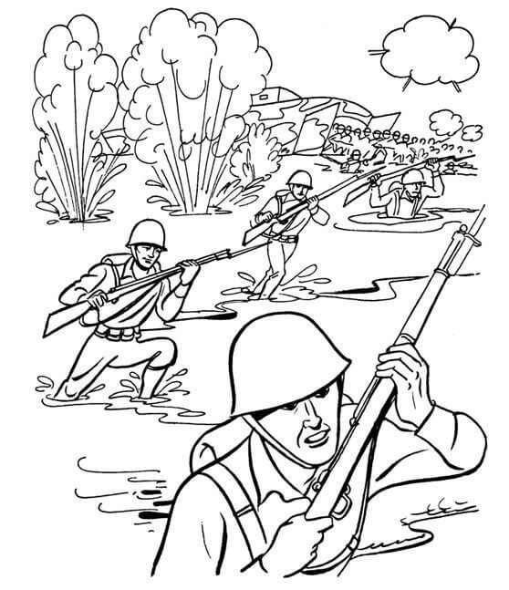 Veterans Day Coloring Pages PDF