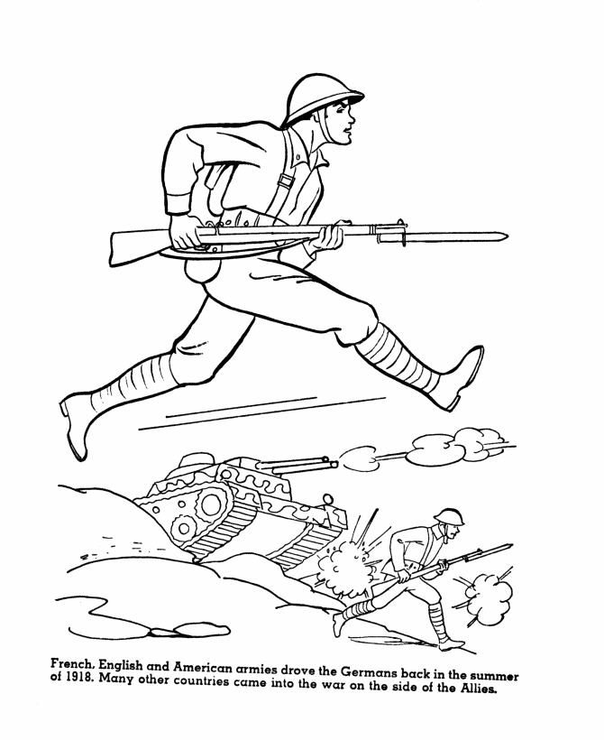 Veterans Day Coloring Pages Printable For Kids