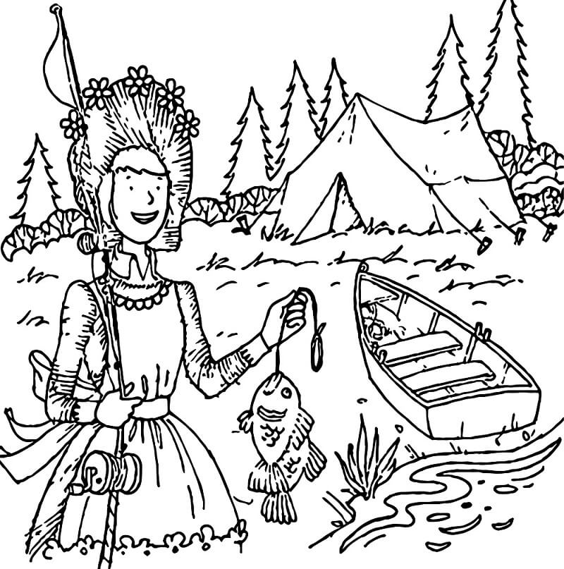 Free Printable Camping Coloring Pages